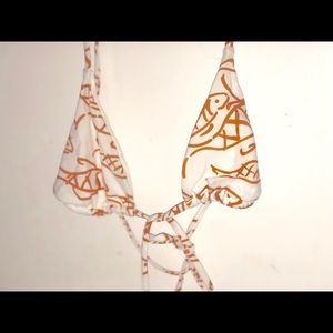 Onia fish print triangle top